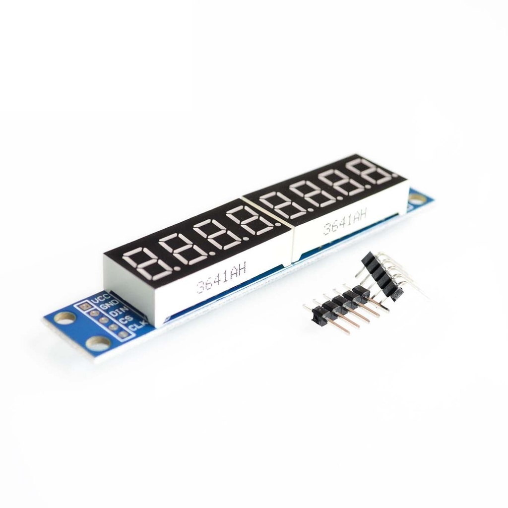 7 Segment Display 8 Bit Digital Tube Display Module Max7219 | TechMaze ...