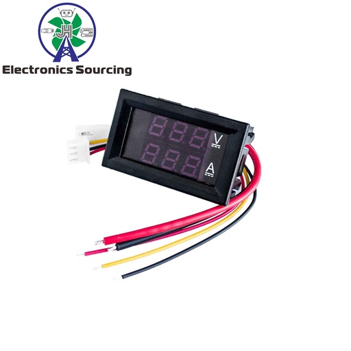 [99189158] Digital Voltmeter Display Module DC100v 10A Blue+Red DSN-VC288