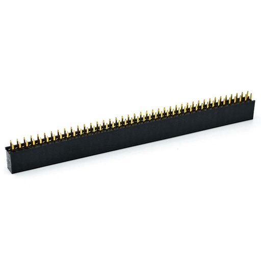 [99189216] Pin Header Female Strip 40 Pin 2.54mm Spacing 2 Rows Needle
