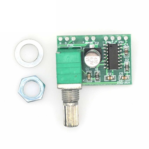 [99189249] Audio Amplifier Module Board 2x 3w Class D 5v Power Amplifier PAM8403 with Pot