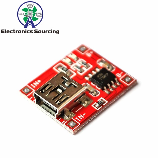 [99189285] DC-DC Converter Tp4056 1A Lipo Battery charger Module Mini USB Red