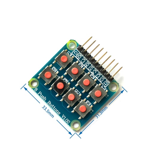 [99189287] Keypad Micro Switch 4x2 Keyboard 8 Push Button
