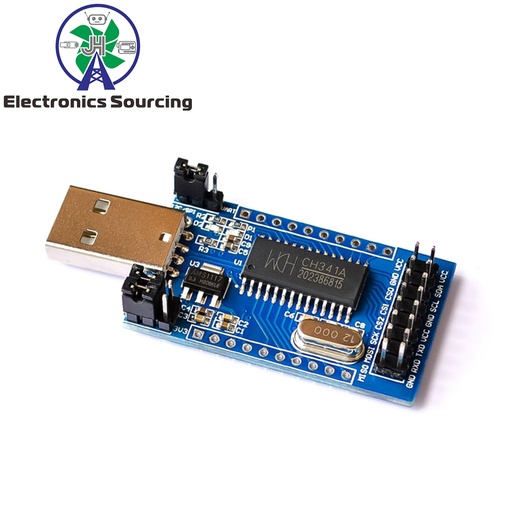 [99189303] USB To TTL Converter UART IIC SPI ISP EPP/MEM Parallel Port Converter CH341A