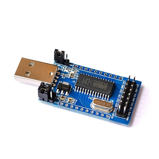 [99189303] USB To TTL Converter UART IIC SPI ISP EPP/MEM Parallel Port Converter CH341A