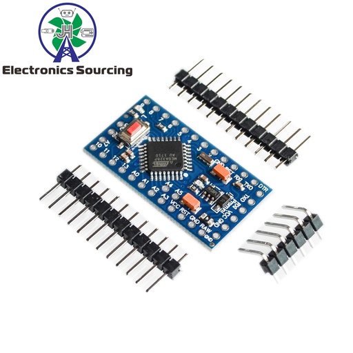 [99189394] Arduino Pro Mini Atmega328P 3.3v/8MHz Blue (Compatible)