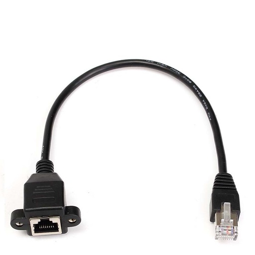 [99189447] Cable Rj45 Female To Male Adapter Network Extension Cable 0.3m