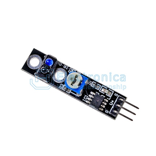 [99187044] Line Follower 1 Channel Infrared Tracking Detection Sensor On the Front TCRT5000 With 1 Pot
