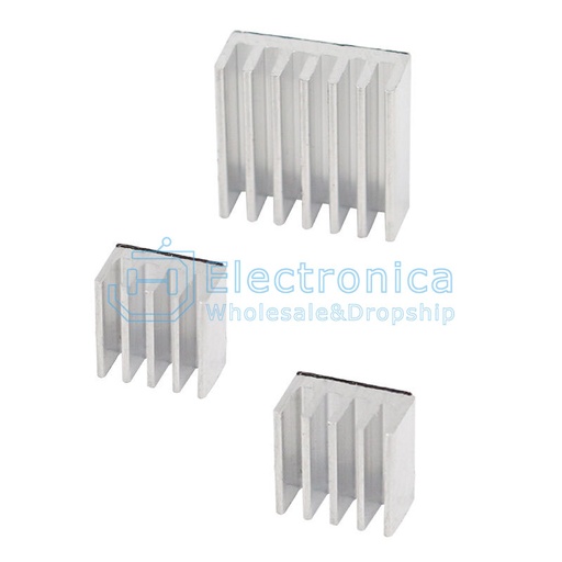 [99187087] Aluminum Heat Sinks for Raspberry Pi 3