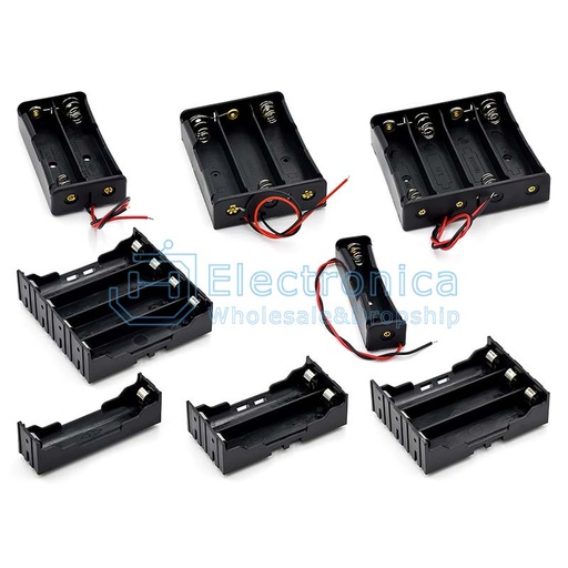 [99187168] Battery Holder 4 x AA 1.5V Storage Case Box w Wire Leads