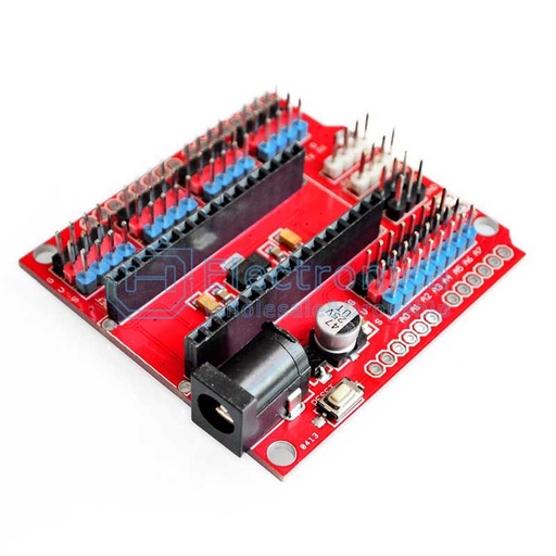 [99187506] Expansion Sensor Shield Module For Arduino Nano (Red)