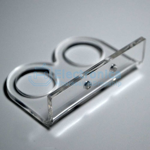 [99187515] Bracket for Ultrasonic HC-SR04 Distance Sensor Transparent