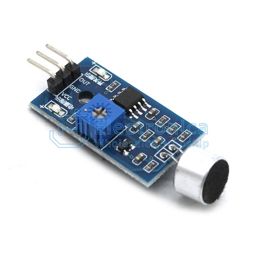 [99187540] Microphone Sound Detection Sensor Blue
