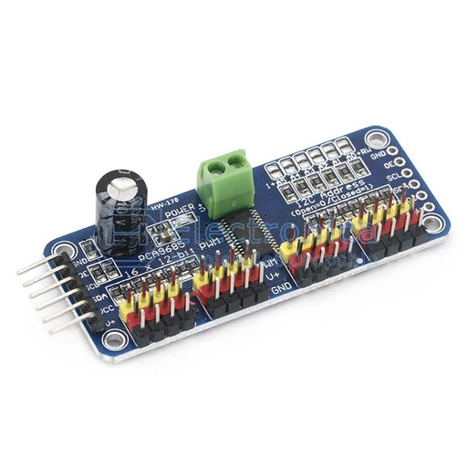[99187553] Servo Motor PWM Driver I2C Module 16-Channel 12-Bit PCA9685
