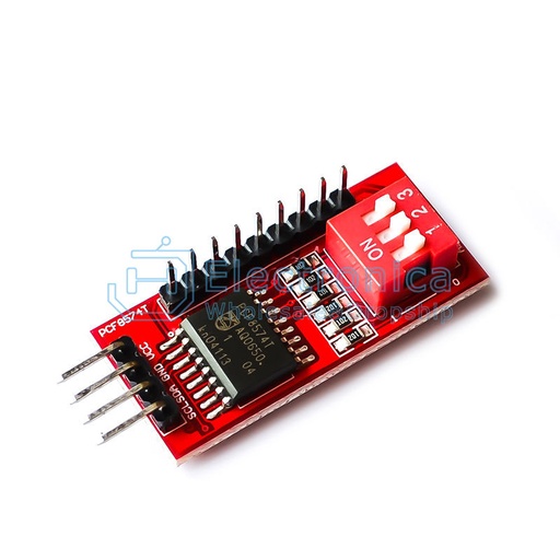 [99187554] Expansion Port Cascadable Module PCF8574 I/O I2C Red