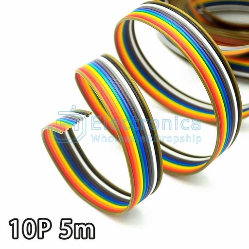 [99187592] Wire 40P Rainbow Ribbon Wires 1 meter
