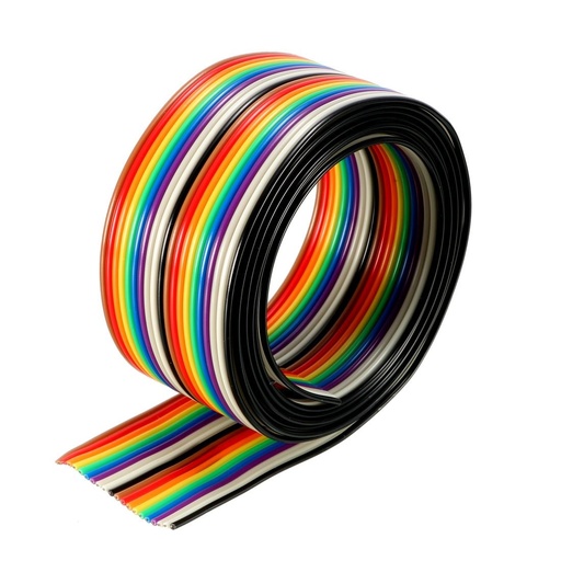 [99187649] Wire 20P Rainbow Ribbon Wires 1 meter