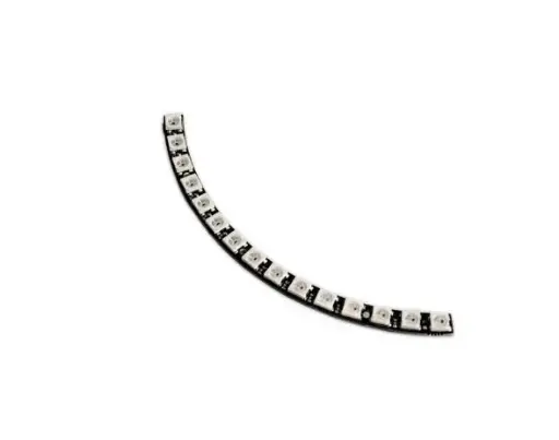 [99188370] LED Circle Quarter RGB Duinopeak 5V 15Bit WS2812 5050 RGB LED Board