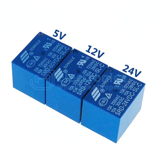 [99188618] Relay 5V 10A Songle SRD-05VDC-SL-C Mini Relay
