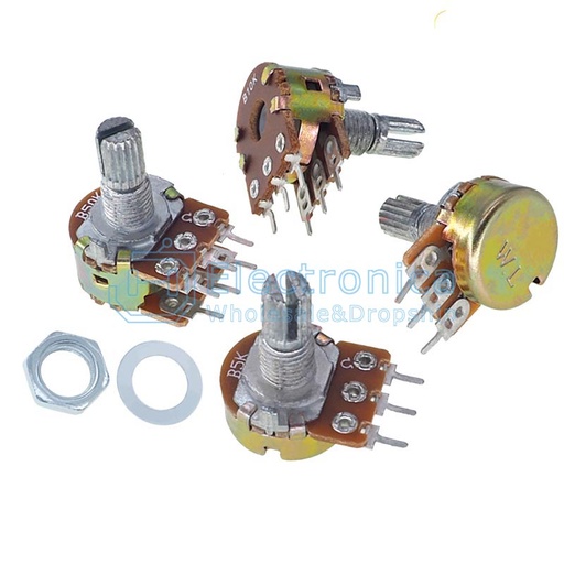 [99189245] Potentiometer B 50k 3pin 15mm Wh148 Single