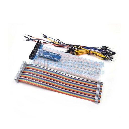 [99189528] Raspberry Pi Component Breadboard Jumper GPIO T Type Resistors Starter Kit With Box