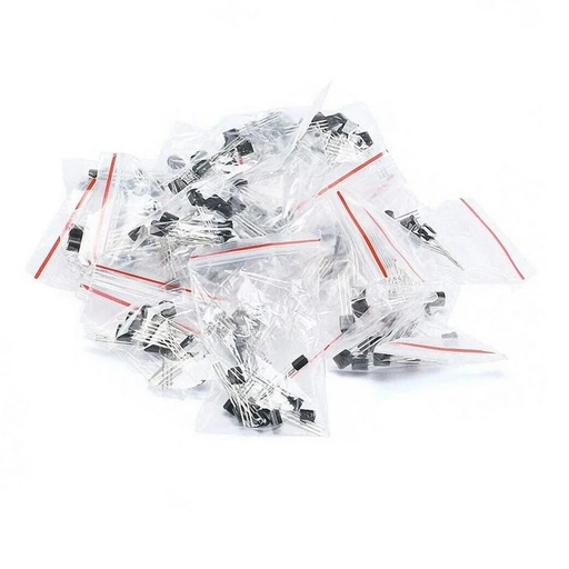 [99189530] Transistor Assortment With 18 Values 180Pcs TO-92 Kit (10Pcs / Value)