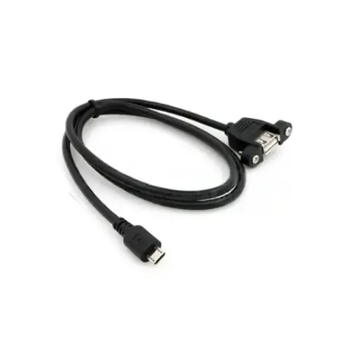 [99189653] Cable Micro USB Male 5 Pin to USB A 2.0 Female Without Screw 0.3m