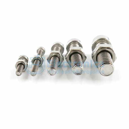 [99189661] Screw Bolts and Screws Stainless Steel Hexagon Socket M2 20mm (Per 10Pcs)