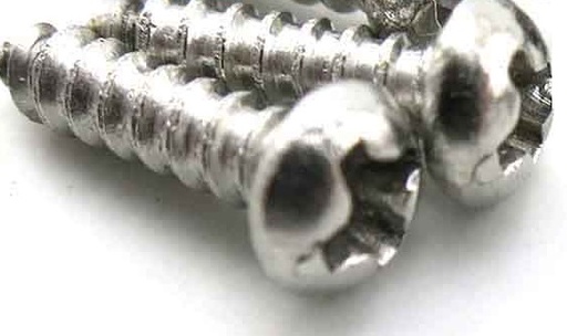 [99189662] Screw M2 Steel Mini Phillips Cross Round Head 8mm 100Pcs