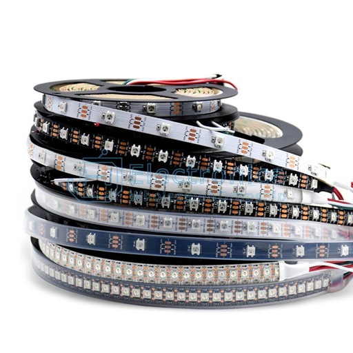 [99189804] LED RGB Strip 60 5V WS2812 Black (1m)