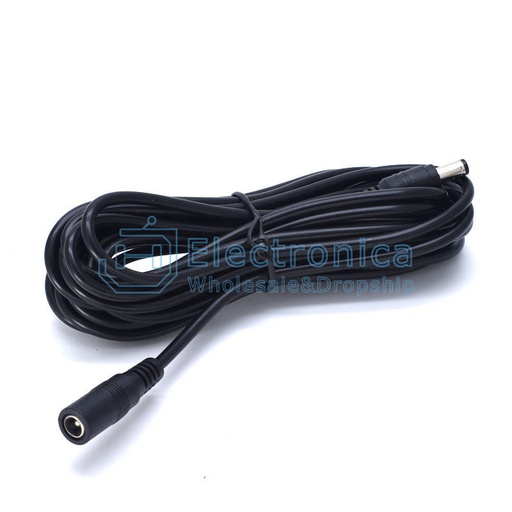 [99189843] Cable DC Female Connector to Male Plug for DC Power and LED Strip (1m)