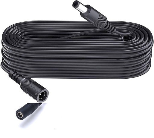 [99189846] Cable DC Female Connector to Male Plug for DC Power and LED Strip (10m)