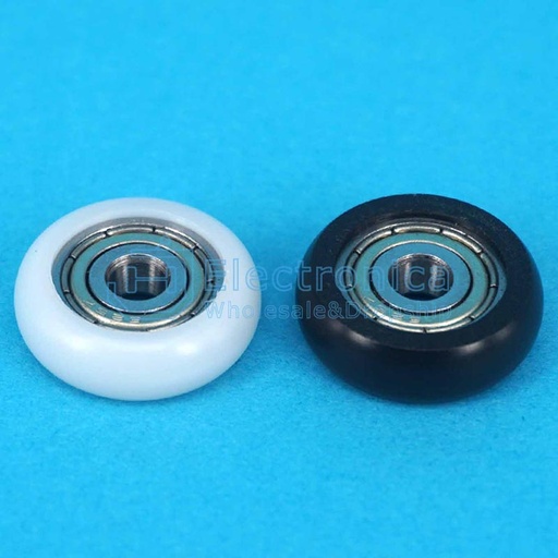 [99189850] 3D Printer Accessories 2020 BX24 Wheel Pulley Black (5x21.5x7mm)