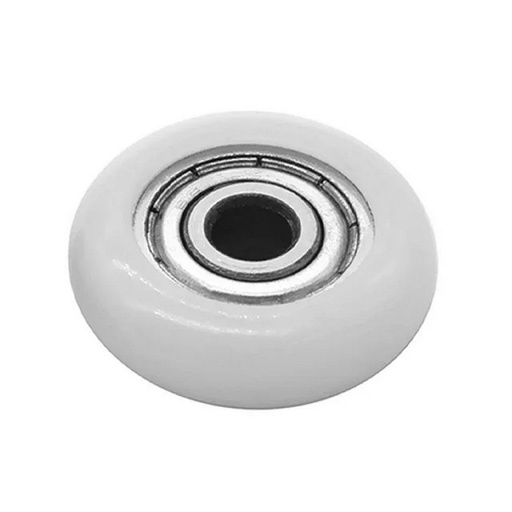 [99189851] 3D Printer Accessories 2020 BX24 Wheel Pulley White (5x21.5x7mm)