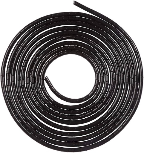 [99189866] Cable Management Cover Wrapping Tube 4mm Black (Per meter)