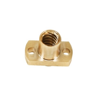 [99189888] 3D Printer Accessories T8 Screw Brass Nut Pitch 2mm Lead 8mm