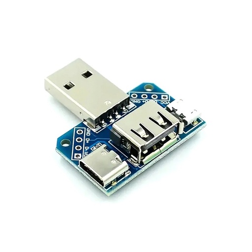 [99189922] Adapter USB Male to Female Type-C 4P 2.54mm USB Module Converter