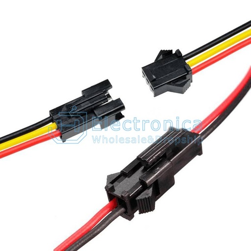 [99189944] Cable Connector SM 3mm Male + Female 2Pin 30cm