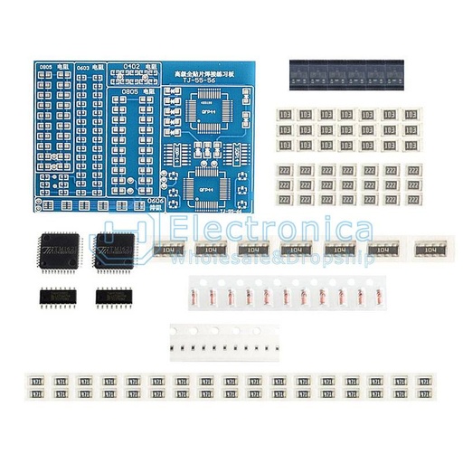 [99189966] Soldering SMT SMD Practice Board Kit With Component
