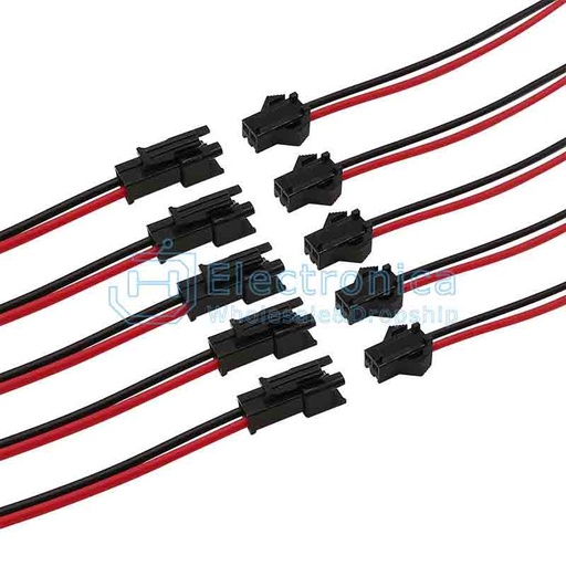 [99190000] Cable Connector SM JST 4-Pins F+M Set