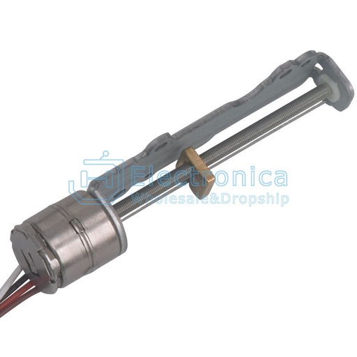 [99190004] Stepper Motor DC 5V 18° With Screw Rod and Nut Slider
