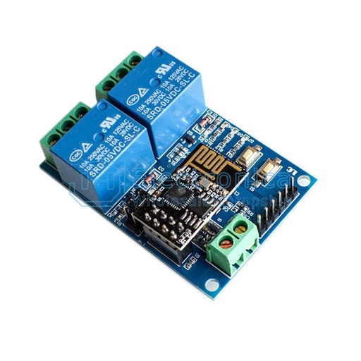 [99190160] ESP8266 ESP-01 WIFI Wireless with 2CH Relay Module Board