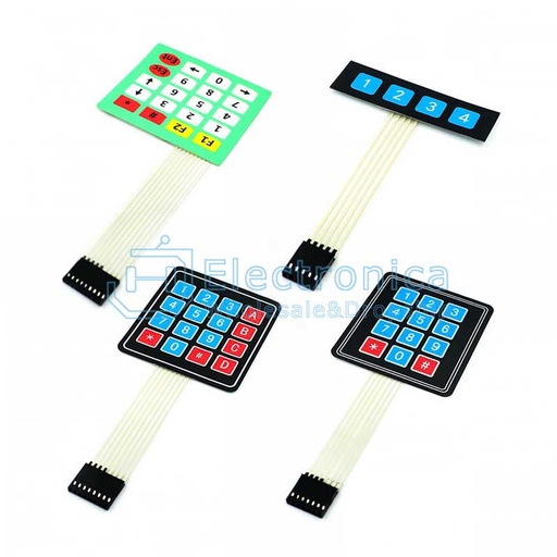 [99190170] Keypad Membrane Sealed 1X4 Button