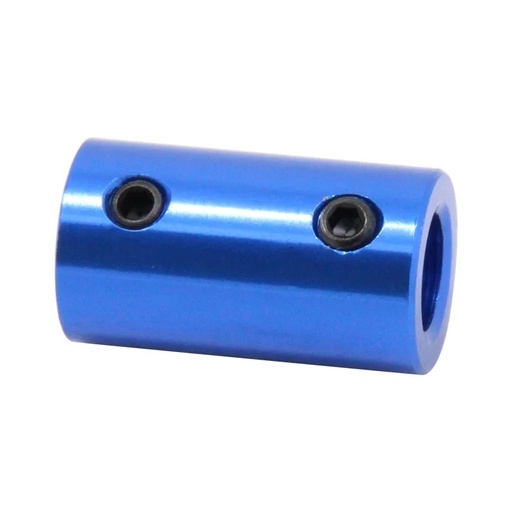 [99190178] 3D Printer Accessories Aluminium Rigid Clamping Coupling Shaft Alloy Bore Blue 5x8mm (per Piece)