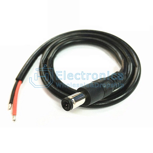 [99190179] Connectors DC Male Plug with Cable 5.5 x 2.1mm 1M