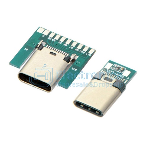 [99190188] USB TYPE-C 3.1 24pin Female Connector Breakout