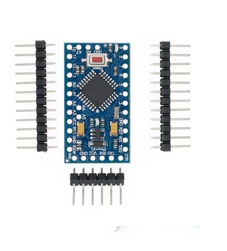 [99190220] Arduino Pro Mini Atmega168P 8MHz Board 3.3V Blue (Compatible)