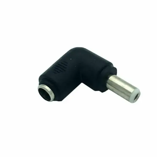 [99190256] Connector Right Angled Male to Female 5.5*2.5mm to 5.5*2.1mm  DC Power Adapter Conversion head