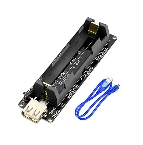 [99190276] Battery Charging Module 2Ch With Battery Holder and Protection for 18650 Lithium-ion