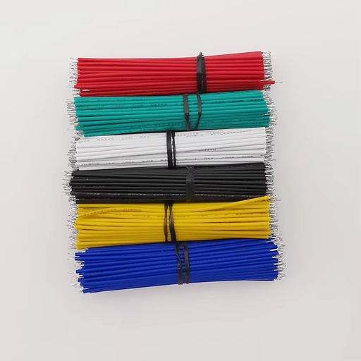 [99190302] Wire 24AWG 20CM 5 Colors Tin-Plated Fly Jumper Wires (100pcs)