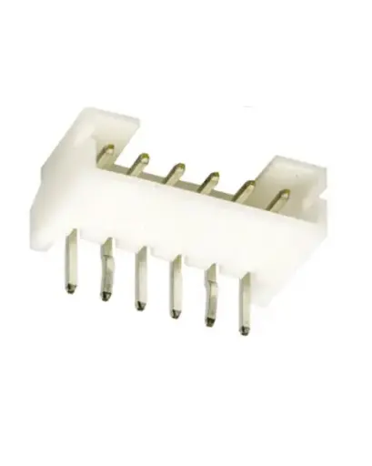 [99190327] Connector 6Pin GH 1.25mm Male Curved pins